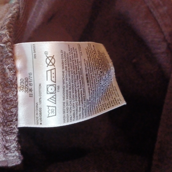 Gap Mens Burgundy/rust colored Jeans. Size 32x30, slims. Good used condition. - Picture 8 of 8